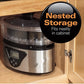 Hamilton Beach Digital Food Steamer w/  Stackable Two-Tier Bowls 5.5 Qtz | New