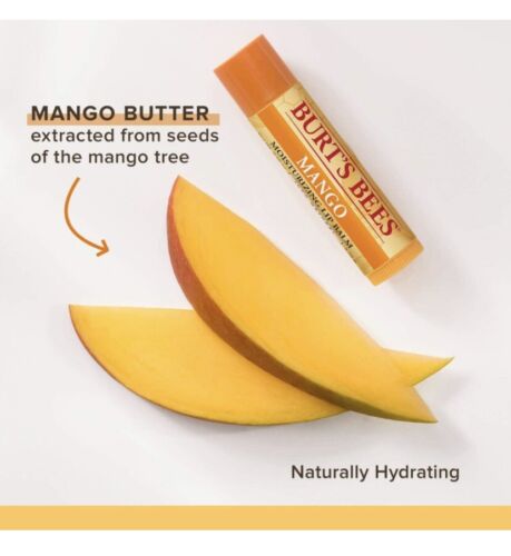 Burt's Bees Moisturizing Lip Care 100% Natural, SuperFruit (4 Pack)