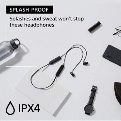 Sony WC100 Draadlose in-oor Bluetooth-koptelefoon met ingeboude mikrofoon - WIT