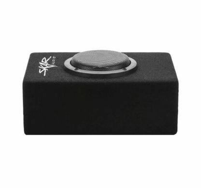 NUWE SKAR AUDIO EVL-1X65D4-V-LP 6.5" 400W LAAGPROFIEL GEPORTEERDE SUBWOOFERBEHUIZING