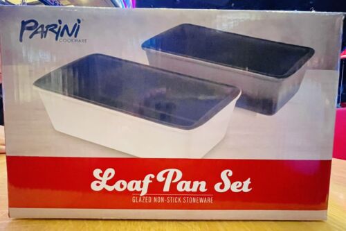 LOAF PAN SET GLAZED NON-STICK HIGH QUALITY PROFESSIONAL STONEWARE | NEW