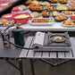 Grill Boss 90057 Dual Fuel Camp Portable Stove + 4 x 8 oz. Tins of Butane Fuel