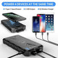 UNIVERSAL Solar Fast Charger 38800mAh, Wireless Charger - Black