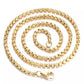 NEW - STAINLESS STEEL FASHION SEA ANCHOR NECKLACE FOR MEN & WOMEN  GOLD PLATED