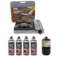 Grill Boss 90057 Dual Fuel Camp Portable Stove + 4 x 8 oz. Tins of Butane Fuel