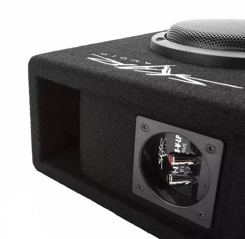 NEW SKAR AUDIO EVL-1X65D4-V-LP 6.5" 400W LOW-PROFILE LOADED PORTED SUB ENCLOSURE