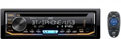 JVC Enkel-Din Ingeboude Bluetooth Dubbelfoon CD MP3 Android Musiekweergawe Radio