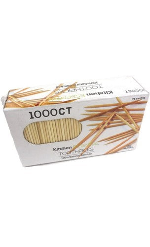 2000 Count 100% Natural Bamboo Toothpicks – Kitchen Essential