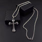 NEW FASHION JEWELRY CROSS NECKLACE UNISEX/MEN/WOMEN STAINLESS STEEL 50 CM