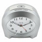 21103 Equity by La Crosse Night Vision Silent Sweep Analog Alarm Clock - Silver