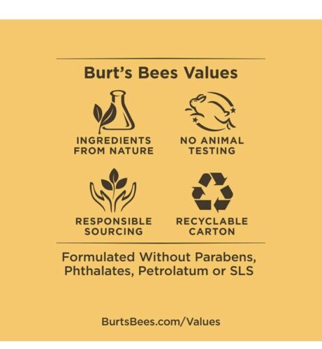 Burt's Bees Lip Balm Original Beeswax with Vitamin E & Peppermint Oil (4 Pack)