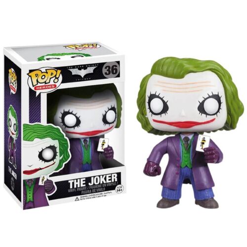 FUNKO POP! HEROES : THE DARK KNIGHT TRILOGY - THE JOKER (36) VINYL BRAND NEW