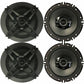2 PAIRS  SONY XS-GTF1639 6.5" 540 WATTS 3-WAY CAR AUDIO COAXIAL SPEAKERS