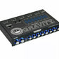 Gravity EQ9 1/2 Din 7 Band Car Audio Equalizer EQ w/ Front, Rear + Sub Output