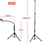 Microphone Stands Tripod 360°Gooseneck Mic Stand Boom Adjustable Height 32-68”
