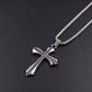 NEW FASHION JEWELRY CROSS NECKLACE UNISEX/MEN/WOMEN STAINLESS STEEL 50 CM