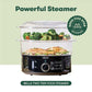 NEW Two Tier Food Steamer, Healthy, Fast Simultaneous Cooking, Stackable 7.4 QT
