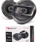 NAKAMICHI NSE1617 6" 400W Max 4-Way High Density Surround Coaxial Car Speakers
