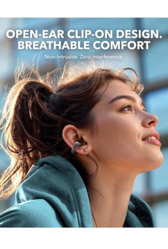 Soundcore C30i by Anker, Open-Ear Earbuds, Clip-On Headphones | Brand New