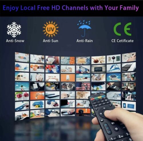 TV Antenna Digital HD Antena Indoor 5600 Miles Range HDTV 1080P 4K 13ft Cable!!!