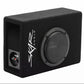 NEW SKAR AUDIO EVL-1X65D4-V-LP 6.5" 400W LOW-PROFILE LOADED PORTED SUB ENCLOSURE