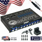 Gravity EQ9 1/2 Din 7 Band Car Audio Equalizer EQ w/ Front, Rear + Sub Output
