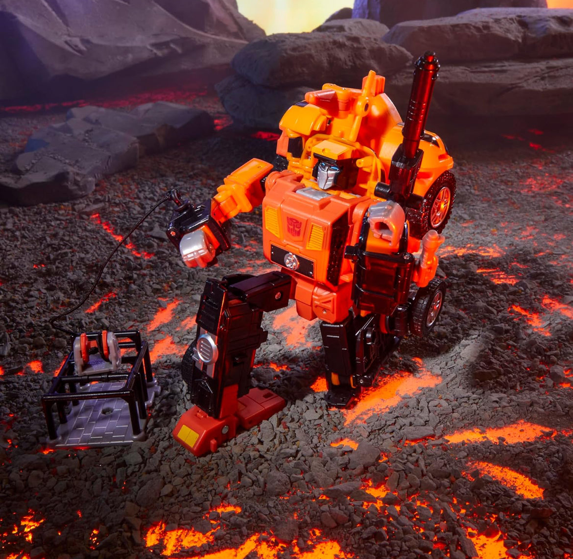 Transformers Legacy United Leader Class G1 Triple Changer Sandstorm, 7.5-duim Omskepbare Aksiefiguur, 8+ Jaar