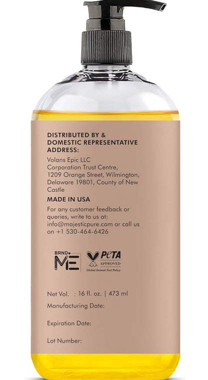 PURE Soet Amandelolie, Triple A Graad Kwaliteit, Suiwer en Natuurlik uit Spanje, Koue Gepars, (Verpakking Kan Verskil) - 16 fl. Oz