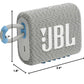 JBL Go 3 Eco - Portable Mini Bluetooth Speaker, big audio and punchy bass, IP67 waterproof - (Eco White)