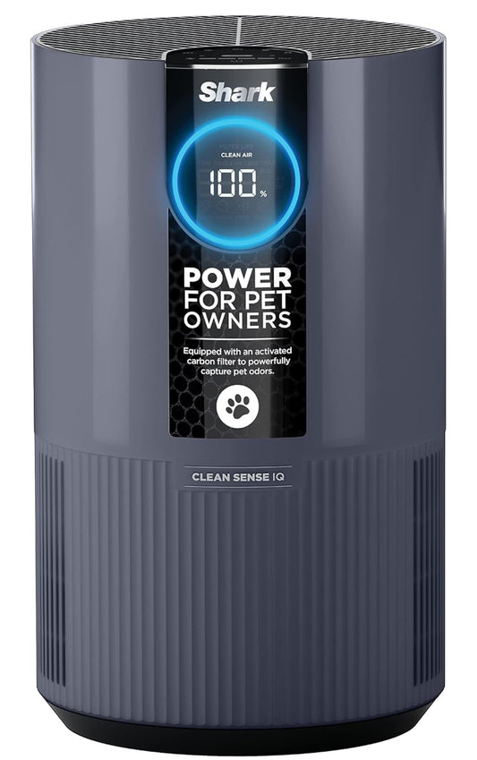 Shark HP102PETPR Clean Sense Air Purifier 500 Sq Ft Small Room