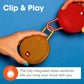JBL Clip 3 Waterproof, Durable & Portable Bluetooth Speaker - Up to 10 HRS of Play - Includes Noise-Cancelling Speakerphone & Wireless Streaming -Steel White - Steel White