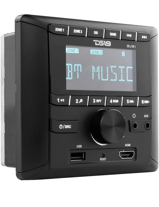 DS18 RVR1 RV Headunit LCD Screen, FM/AM, MP3, USB, HDMI, Bluetooth Receiver for Vehicle RV