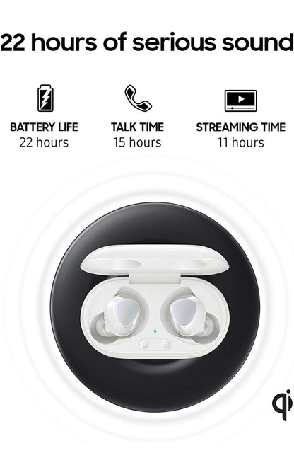 Samsung Galaxy Buds Plus, Ware Draadlose Oorfone (Draadlose Laaikas Ingesluit), Wit – Amerikaanse Weergawe