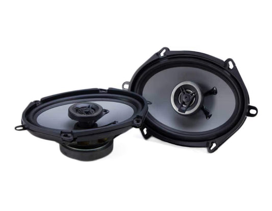 Crunch CS-5768CX 5x7 / 6x8" 250 Watt Volreeks 2-Rigting 4 Ohm Koaksiale Motorluidsprekers (2 Pak)