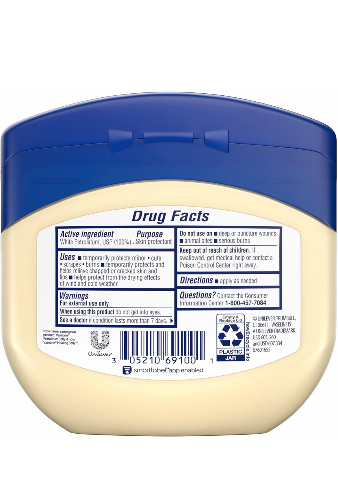 Vaseline Petroleum Jelly Original Provides Dry Skin Relief And Protects Minor Cuts Dermatologist Recommended And Locks In Moisture, 13 Ounce (Pack of 3)