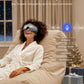 Limited Edition Eye Massager w/ Heat and Cooling Eyeris 3 Voice Control, Eye Care Sleep Mask - Silver