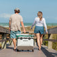 Igloo Trailmate 52Qt Wheeled Cooler, Insulated Hard Shell Ice Chest - Bone