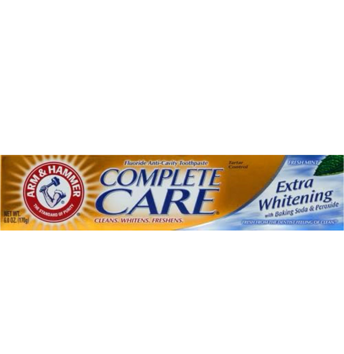 ARM & HAMMER Complete Care Toothpaste, Teeth Whitening Toothpaste 6.0 oz (Pack of 6)