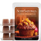 Scentsationals Wax Melts Strong Scent - Pumpkin Apple Muffins - Long Lasting Scented Melts for Warmers, 10oz (Pack of 4)
