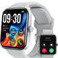 S4 One Smart Watch 1.78" Ultra-Clear Screen Call/Answer Fitness Tracker, Sleep Monitor IP68 Waterproof for iOS 11.0+ Android 9.0+ (Silver)