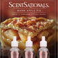 ScentSationals Warm Apple Pie Fragrance Oil Plug In Air Freshener Refills 3-Pack - Works w/ Scentsationals Wall Plugs - Packaging May Vary