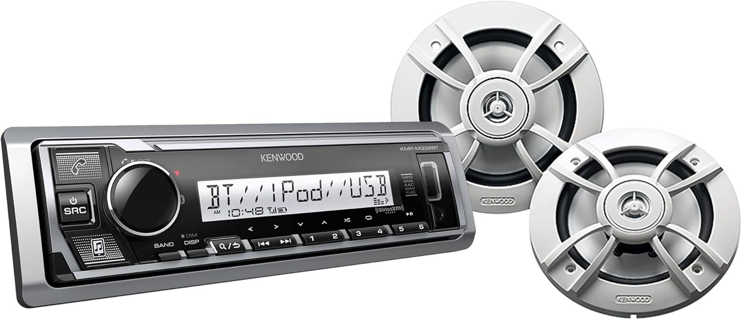 KENWOOD PKG-MR3321BT Marine-oudioontvanger met luidsprekerpakket