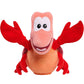 Disney Princess Singing and Snapping Sebastian 10" Plush Stuffed Animal, Red Crab - Kids Toys for Ages 3 Up by Just Play