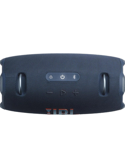 JBL Xtreme 4 - Draagbare Bluetooth-luidspreker, Kragtige Klank en Diep Bas, IP67 Waterdig, 24 Uur Speeltyd, Kragbank, PartyBoost vir Meervuldige Luidsprekerparing (Blou)