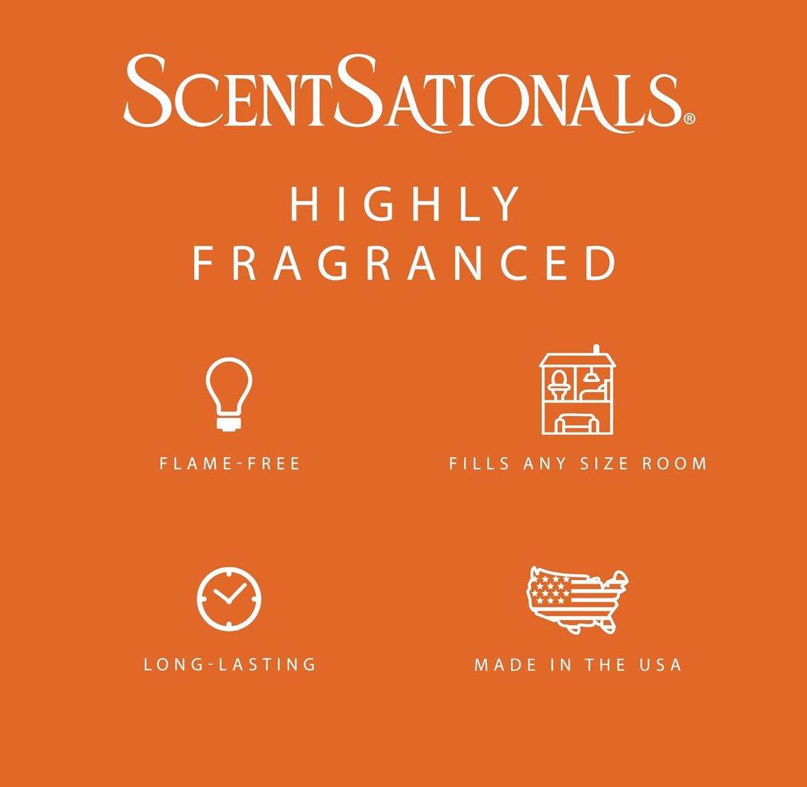 Scentsationals Wax Melts, Wax Cubes Strong Scent - Bakery Collection 2 Dreamsicle Cream - Long Lasting Scented Wax - 10oz (Pack of 4)