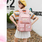 Backpack for Girls Laptop Backpacks 15.6 Inch College Cute Bookbag Anti Theft Primary Elementary School Bag Casual Daypack for Students Teens Girl Women (Pink)