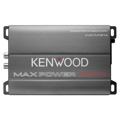Kenwood KAC-M1814 4-Kanaal Kompakte Brugbare Mariene/Motorsport 400W Maksimum Krag Digitale Versterker