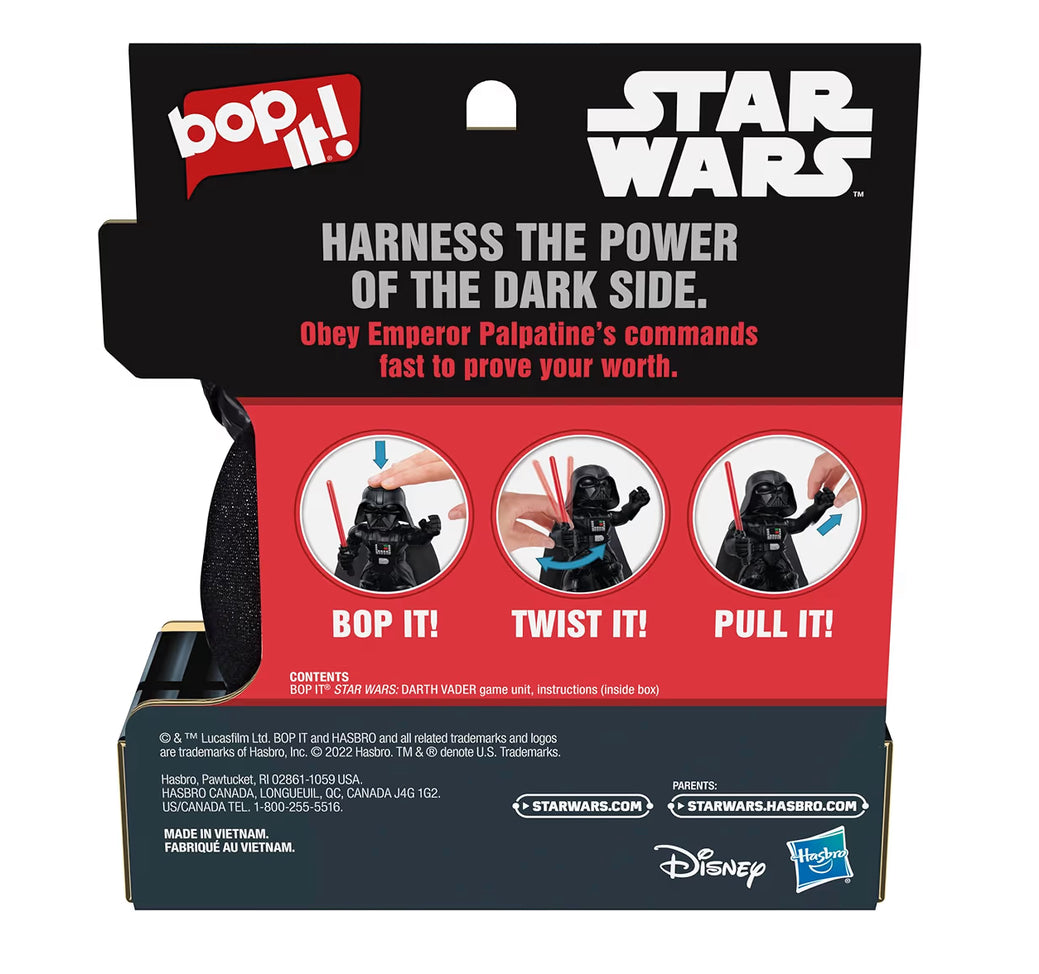 Bop It! Star Wars Darth Vader Edition Game -  Features The Voice of Emperor Palpatine