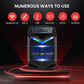 Rechargeable Portable Bluetooth 800W Outdoor Bluetooth Speaker PA System w/ 12” Subwoofer 1” Tweeter, Recording Function, Mic In Party Lights USB/SD Radio
