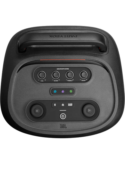 JBL PartyBox 520 - Draagbare Batteryaangedrewe Partyluidspreker met KI-klankverbetering - (Swart)